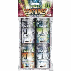 4 Maxi Fontaines D'artifice En Sachet