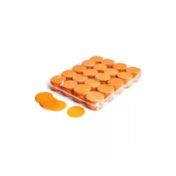 Confettis Papier Rond Orange - 1 KG