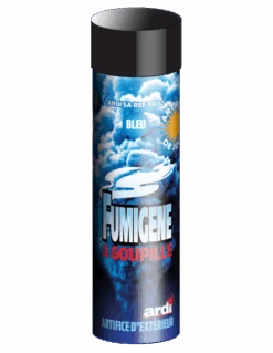 Fumigene A Goupille Bleu 1 Minute