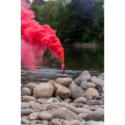 Fumigene A Goupille Rouge 1 Minute -Fournitures De Fête fumigene a goupille rouge 1 minute 1